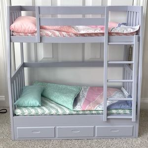Doll bunk bed for 18 inch dolls